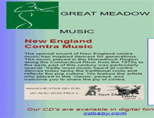 Tablet Screenshot of greatmeadowmusic.com